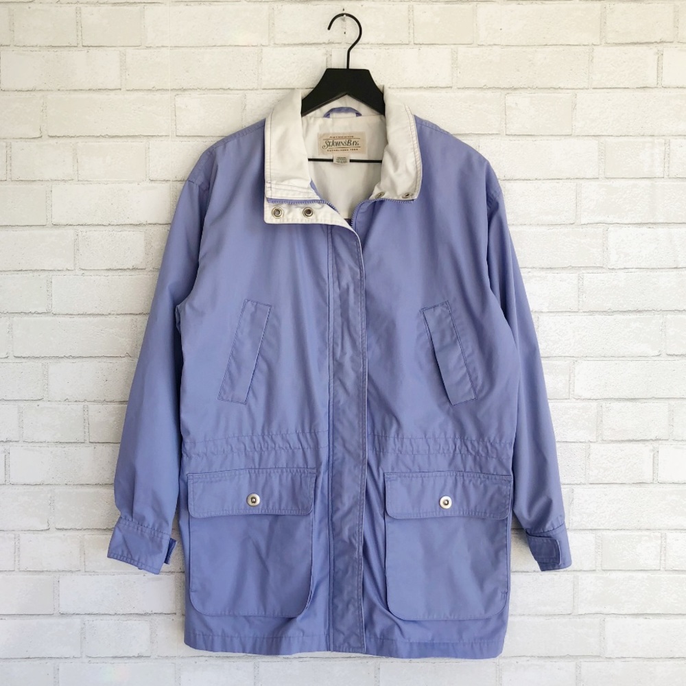 St. John’s Bay Vtg Style Purple Windbreaker Jacket
